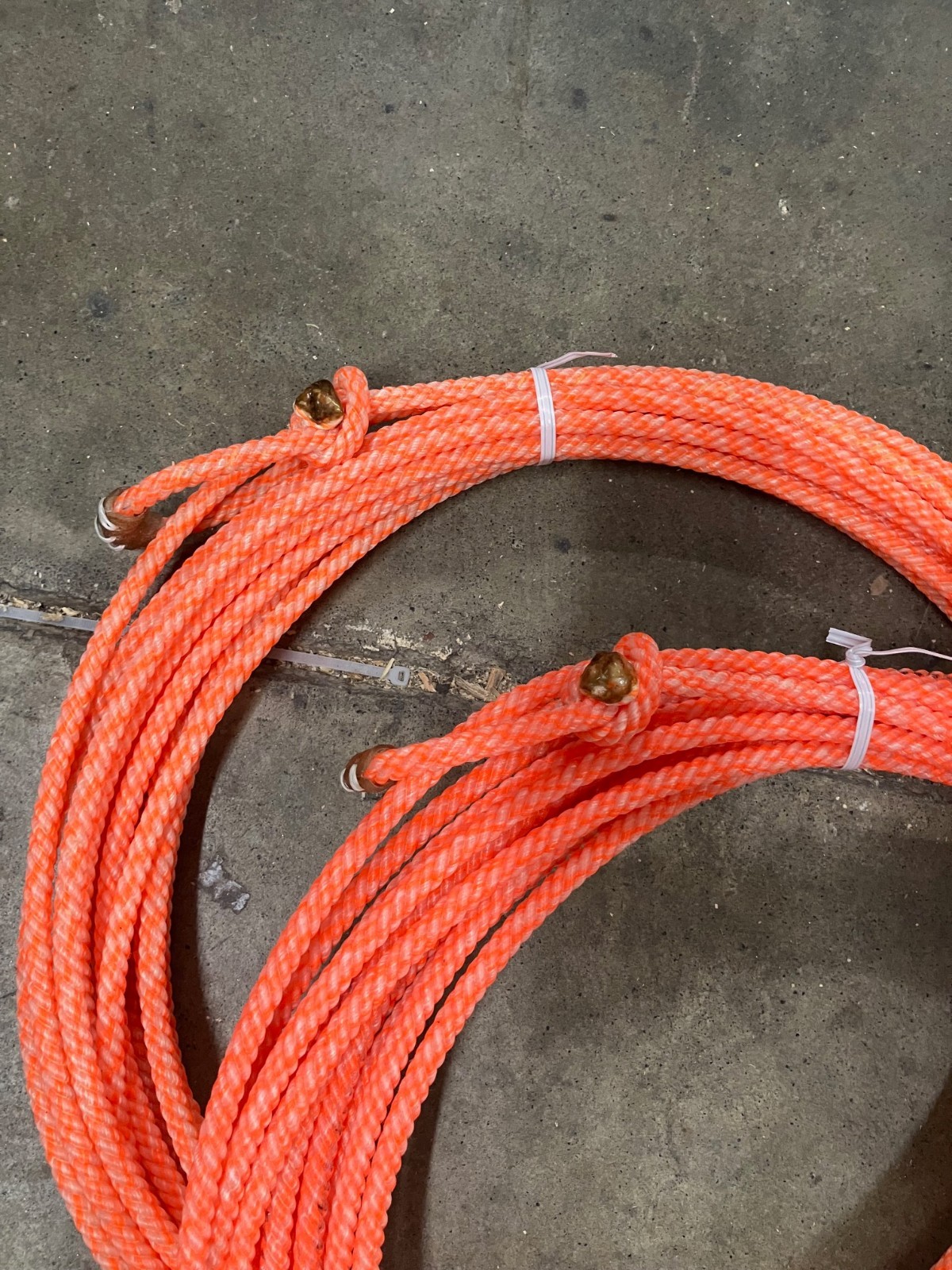 WAREHOUSE BOX - 2 **LEFT TWIST** OPEN RANGE 50' ORANGE 4 STRAND ROPES