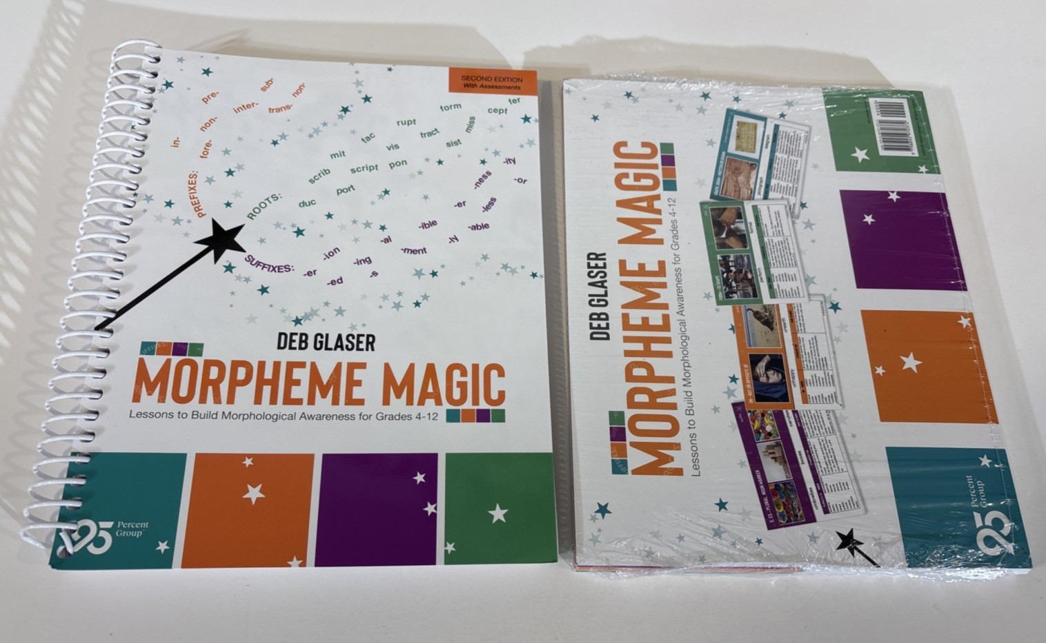95 Percent Morpheme Magic Set MA1000 Book Wall Cards Lessons to Build Grade 4-12