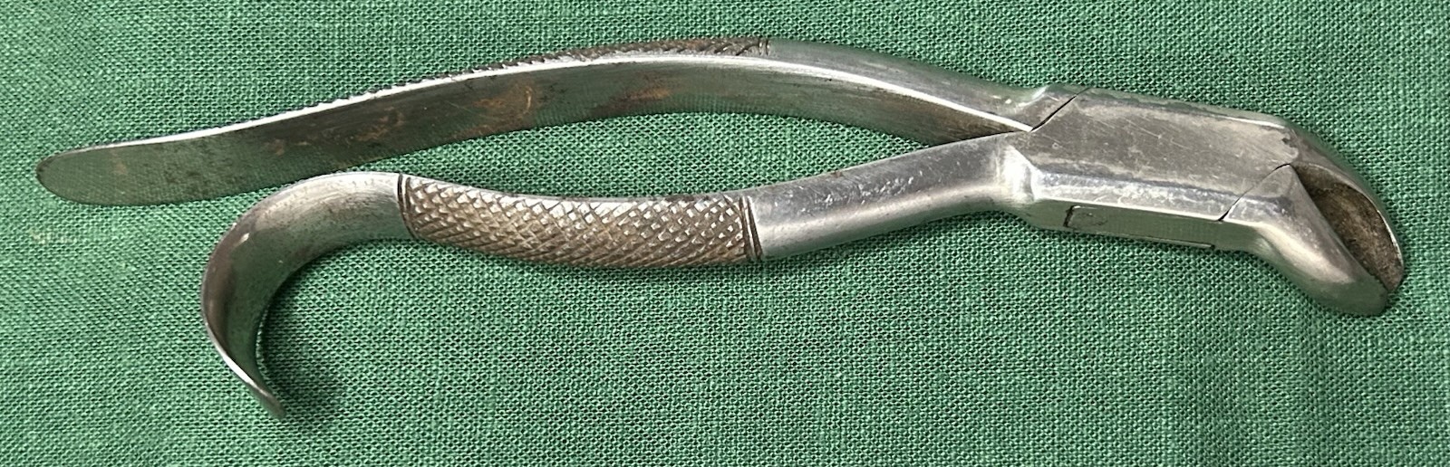 Orig 19th Century Civil War Dental Tooth Extractor Marked Shepard & Dudley NY