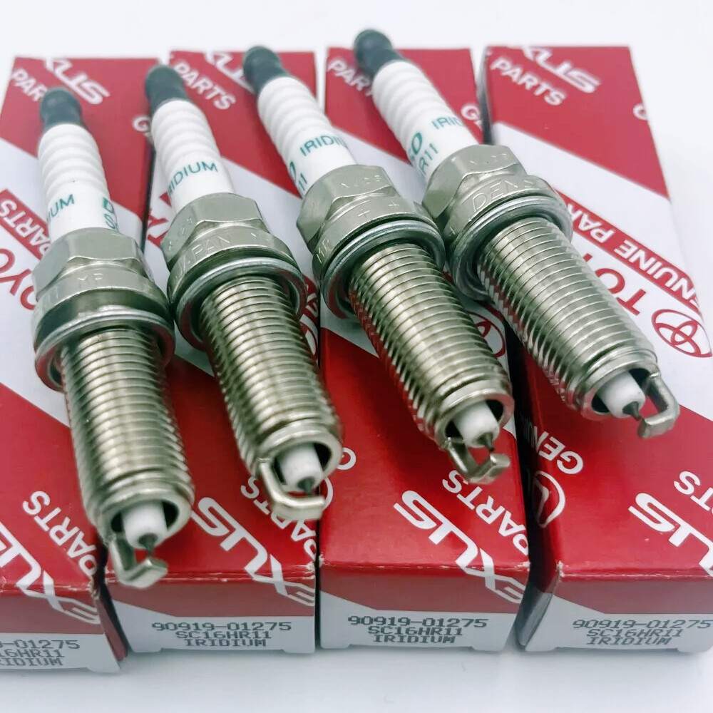 4x OEM 90919-01275 Iridium Spark Plugs SC16HR11 for Corolla Prius Scion Toyt