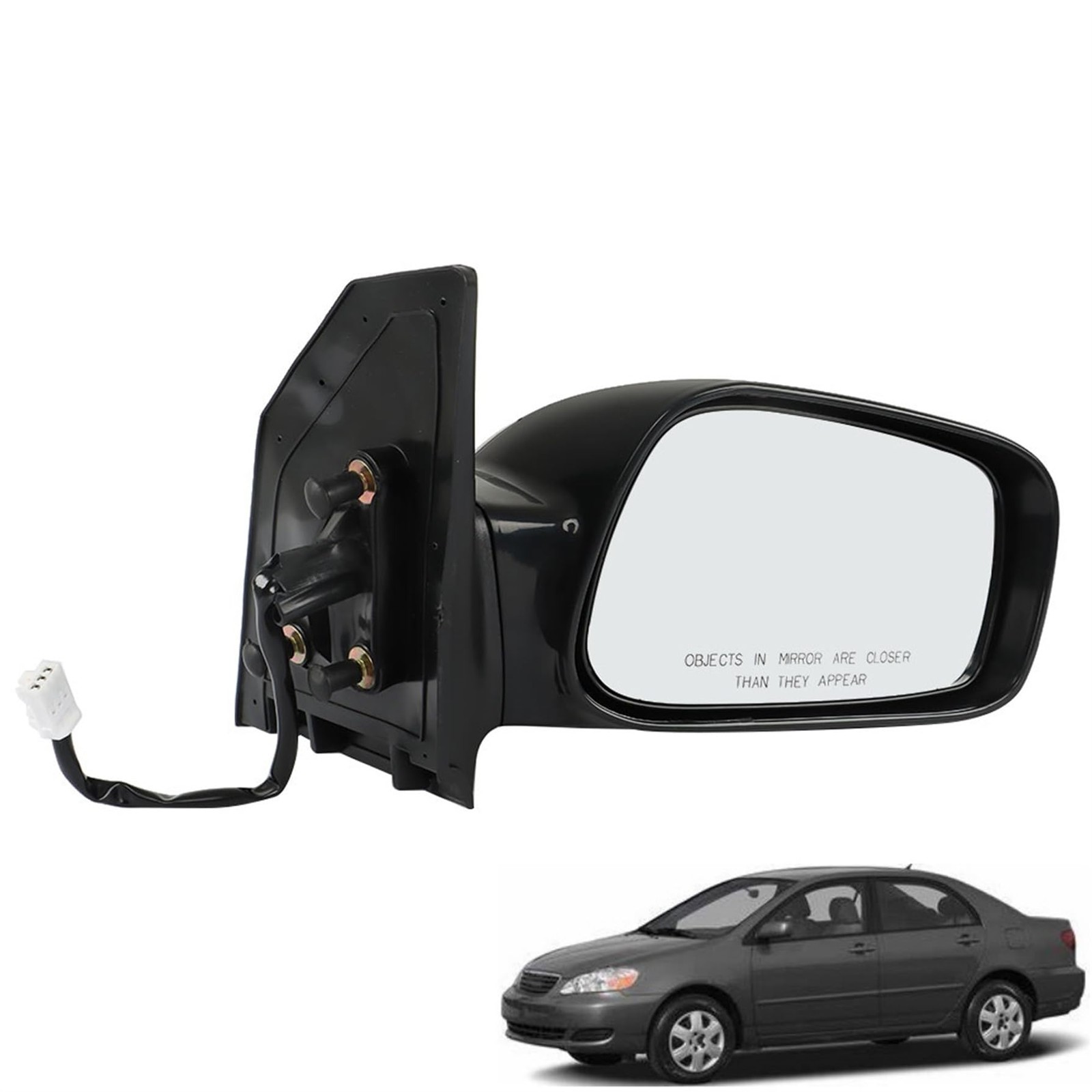 Right Side Power Mirror Replacement for TO1321178 Corolla 2003-2008