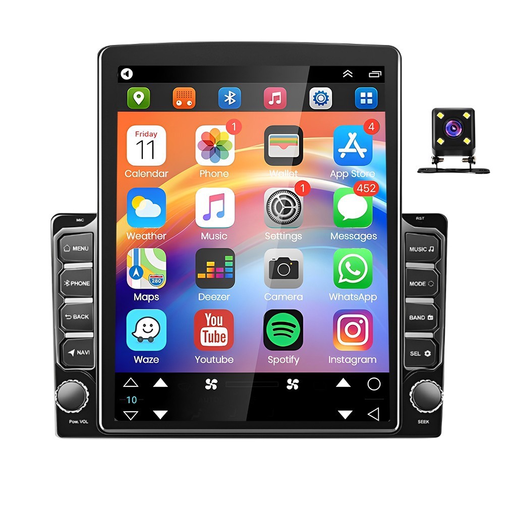 CarPlay For 2014-2019 Toyota Highlander 9.7" Android 13 Car FM Radio GPS Stereo