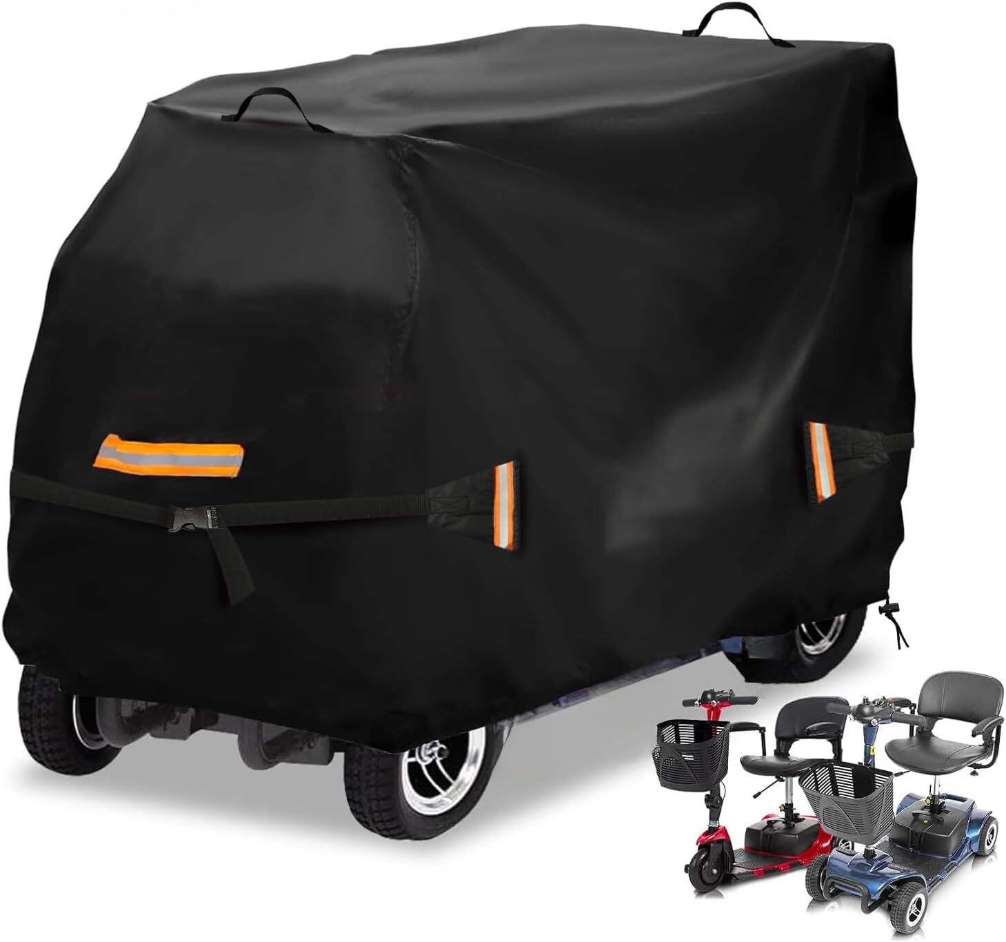 Mobility Scooter Cover 600D All-Weather Protection - 49"x 23"x 39"