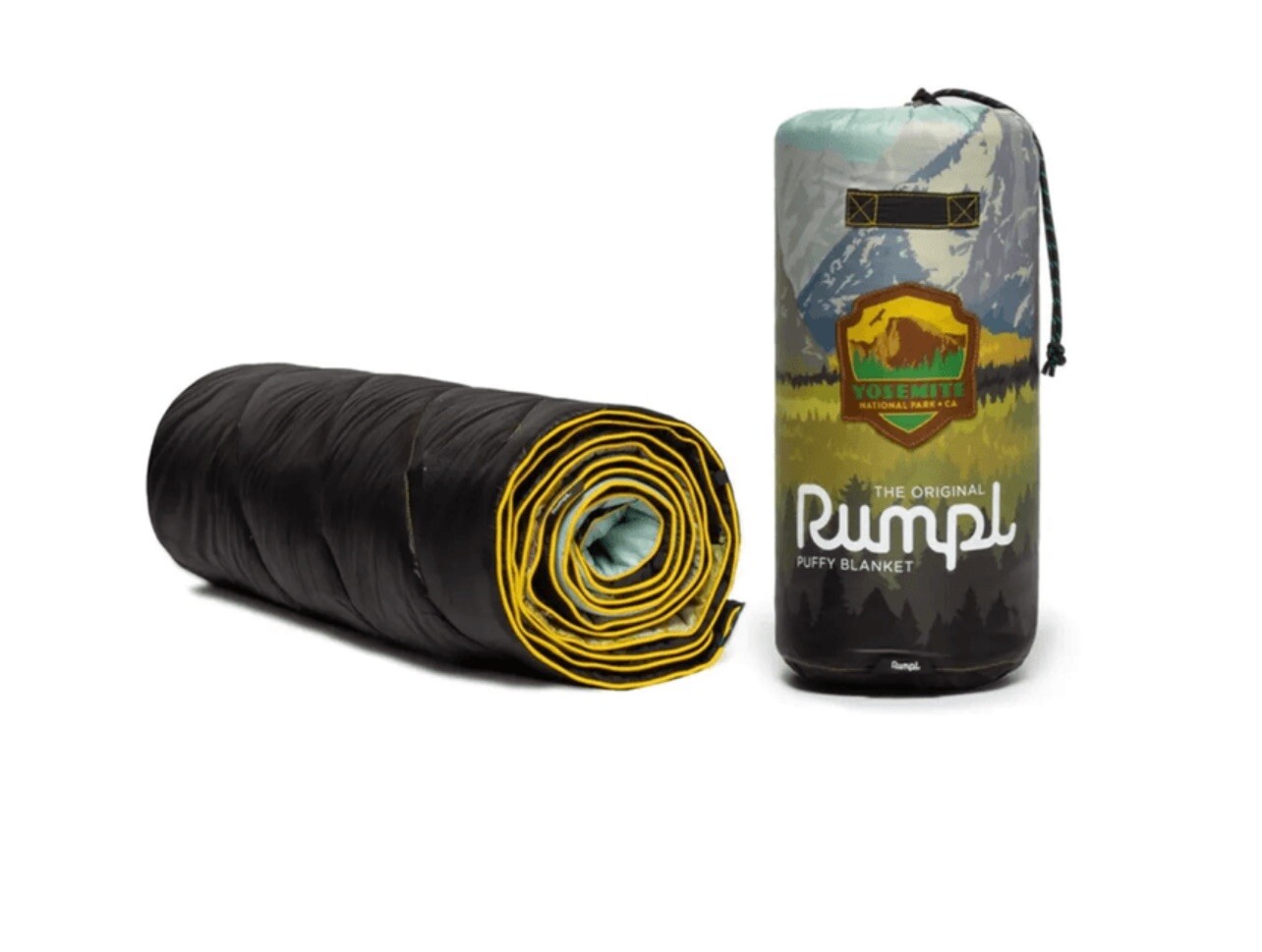 Rumpl Yosemite National Park Puffy Blanket Limited Edition Sewn Patch FLASH SALE