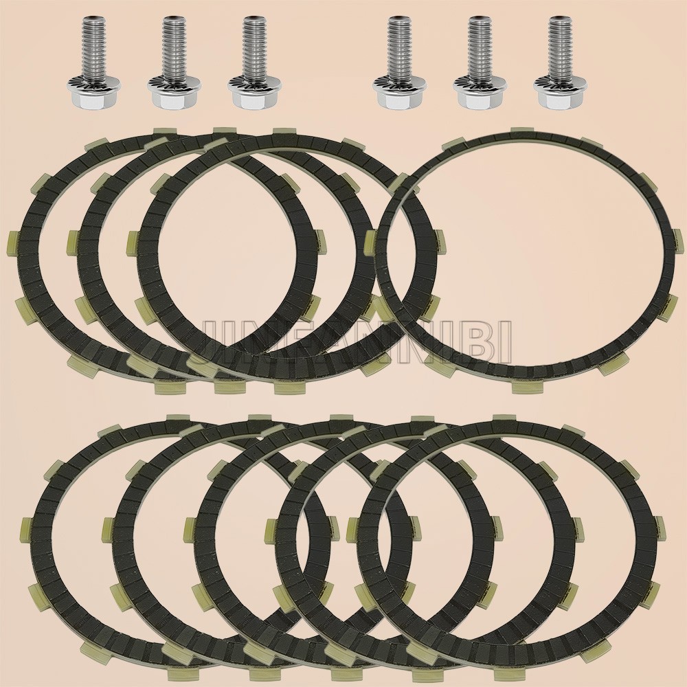 Clutch Friction Plates for Harley Softail Fat Boy Dyna FXDL Electra Street Glide