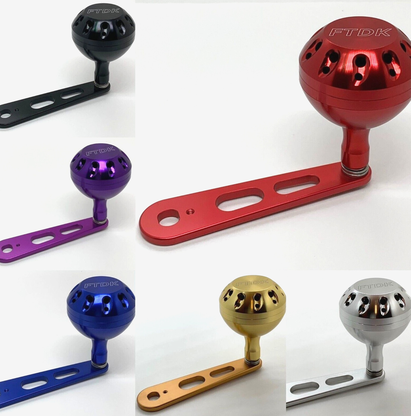 Power Handle F T Blank And FTDK 47mm Knob Fit Penn 500 505 112 140 Fishing Reels