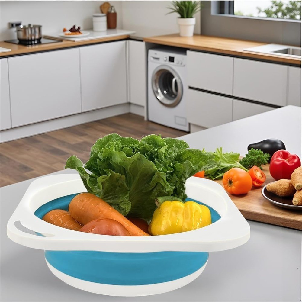 Portable Collapsible Wash Basin Foldable Sink Tub for Kitchen Camping Travel