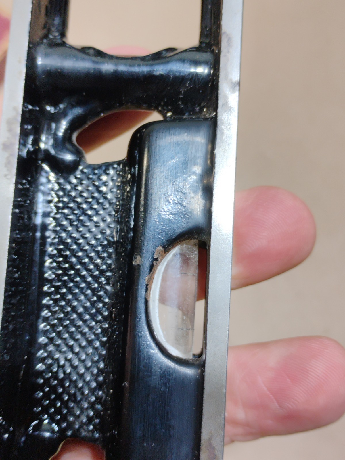 Vintage Starrett No. 132 Iron Level 6" Machinist Level w/ Original Box