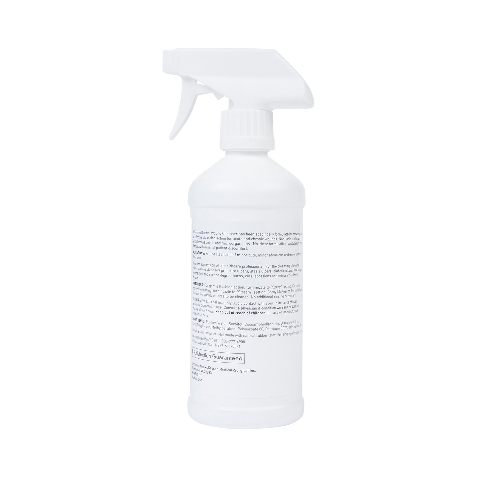 McKesson Wound Cleanser 16 oz. Spray Bottle Use as directed in instructions