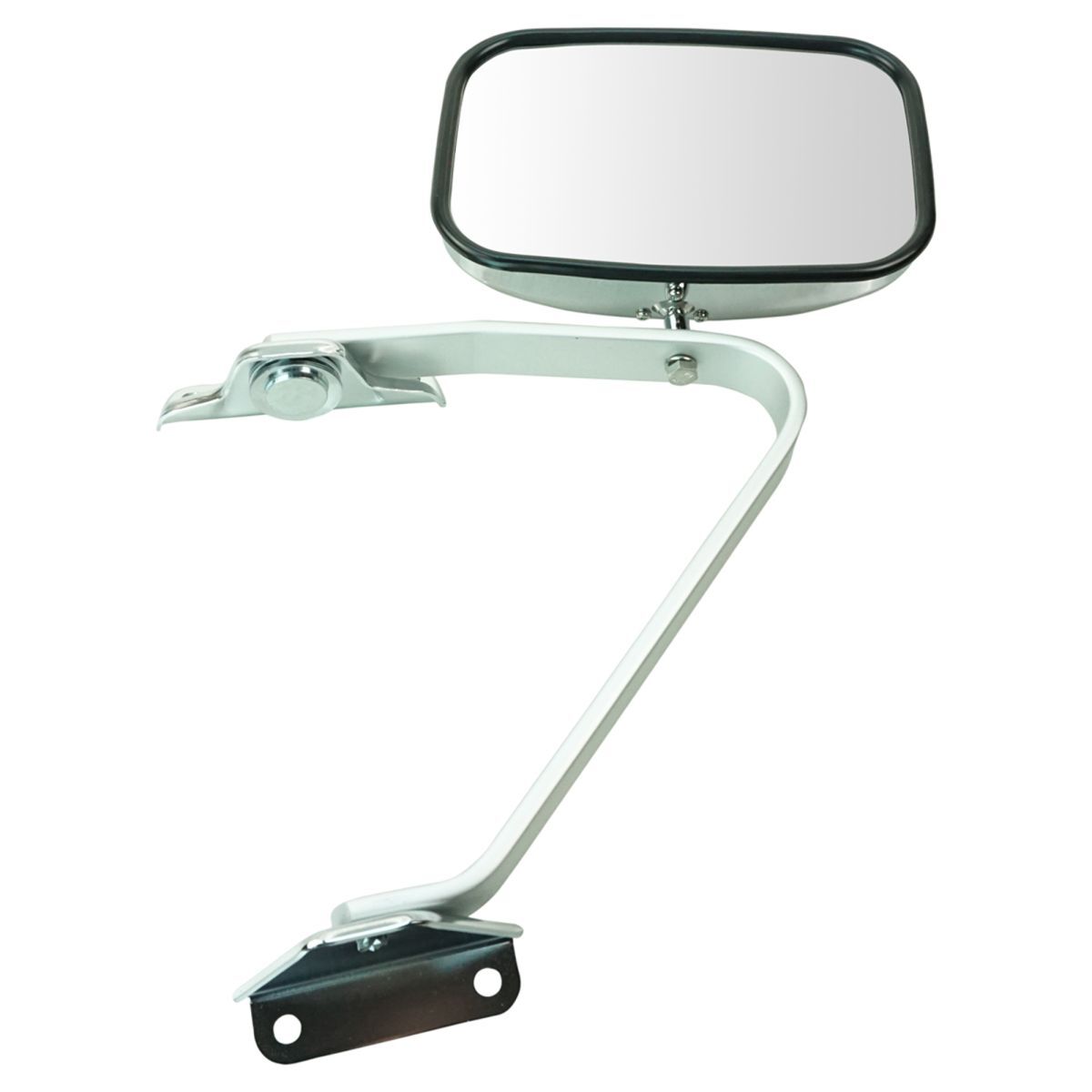 Side View Manual Mirrors Chrome Pair Set for Ford F-Series Pickup Truck