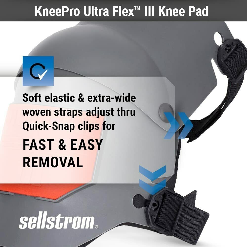Sellstrom S96111 Ultra Flex III KneePro Knee Pads Construction Flooring Roofing