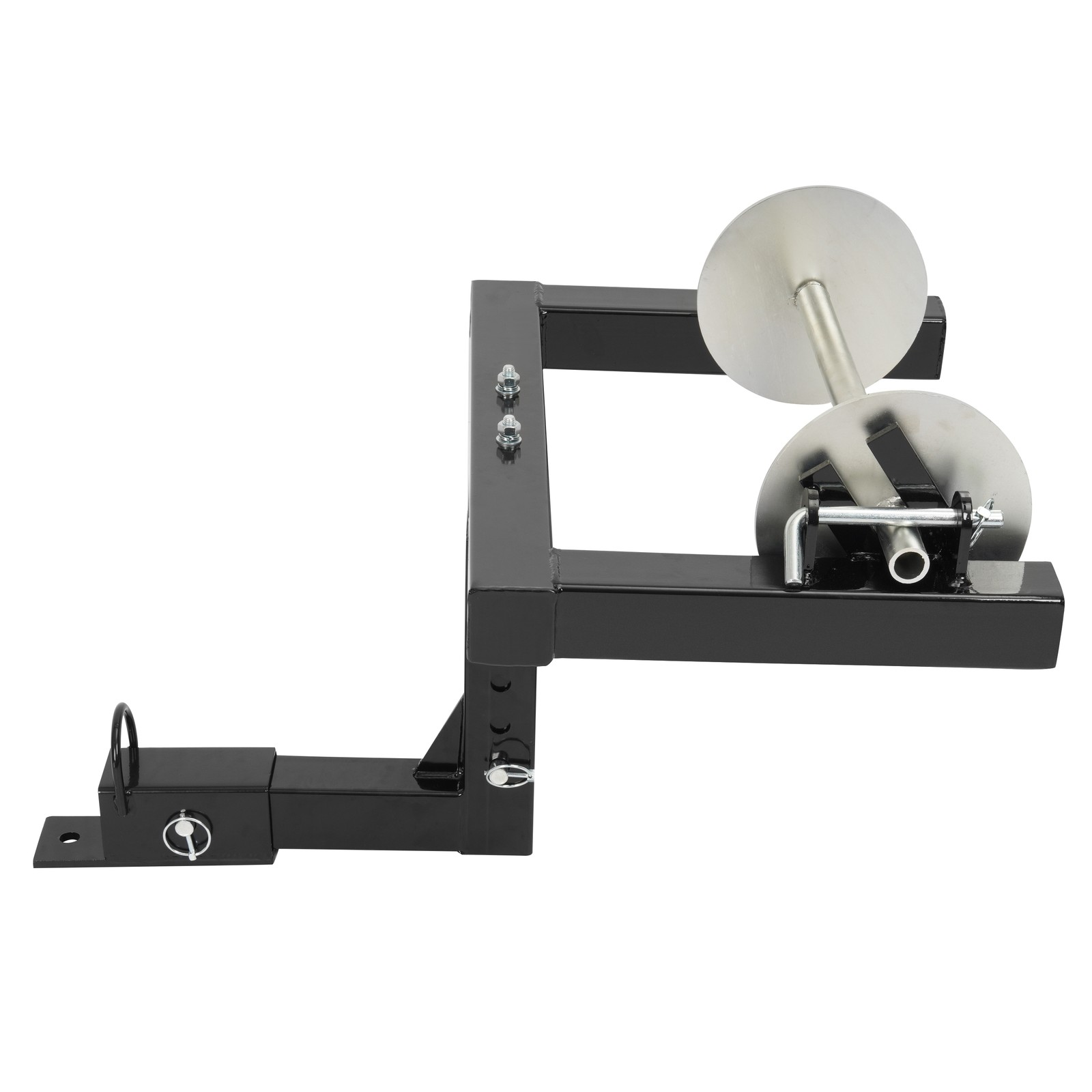 Bolt On ATV UTV Barbed Wire Unroller For Fencing Needs 2" Receiver Hitch