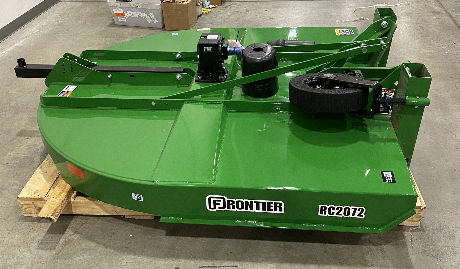 Frontier RC2072 72” Rotary Cutter Front & Rear Chain Shields