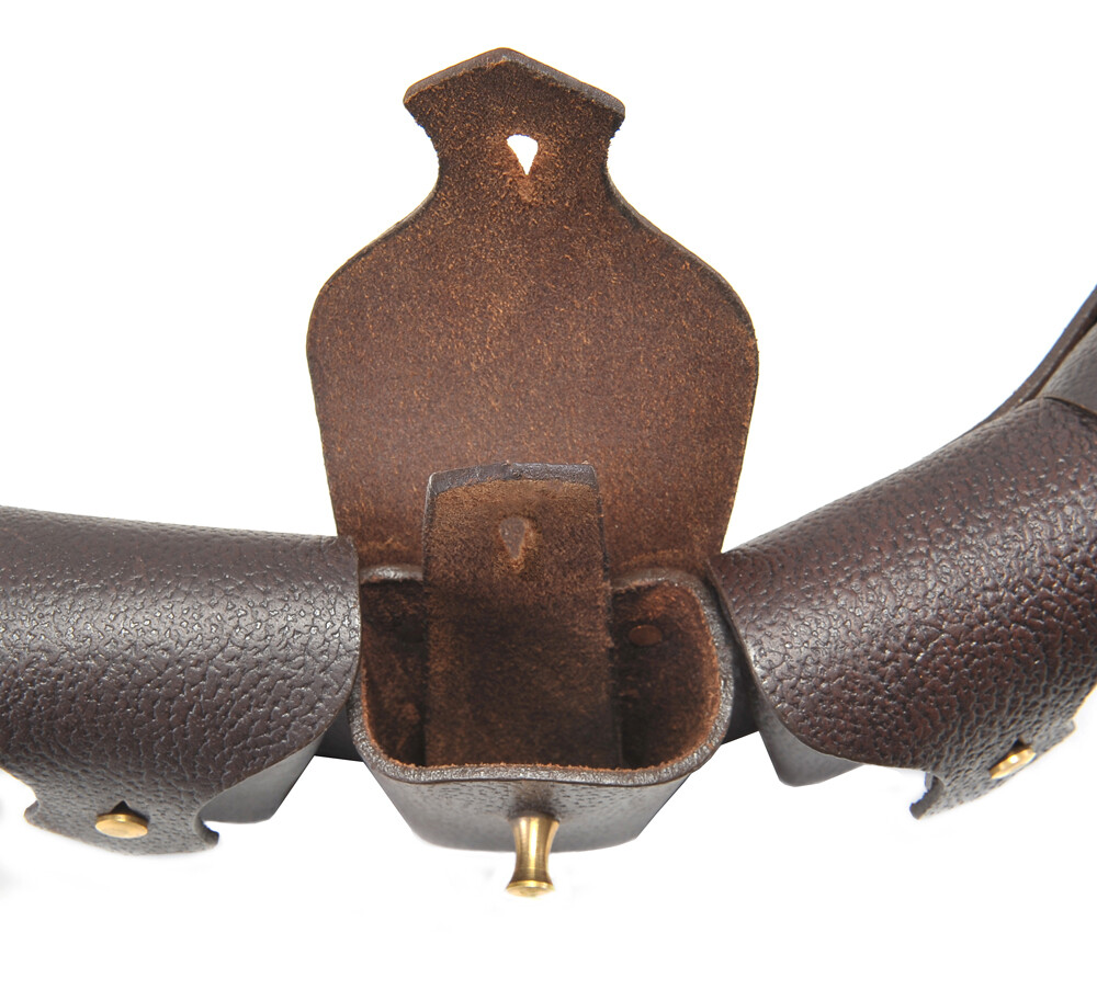 British P-1903 Leather 5 pocket Bandolier Pattern 1903 Premium Oiled Leather