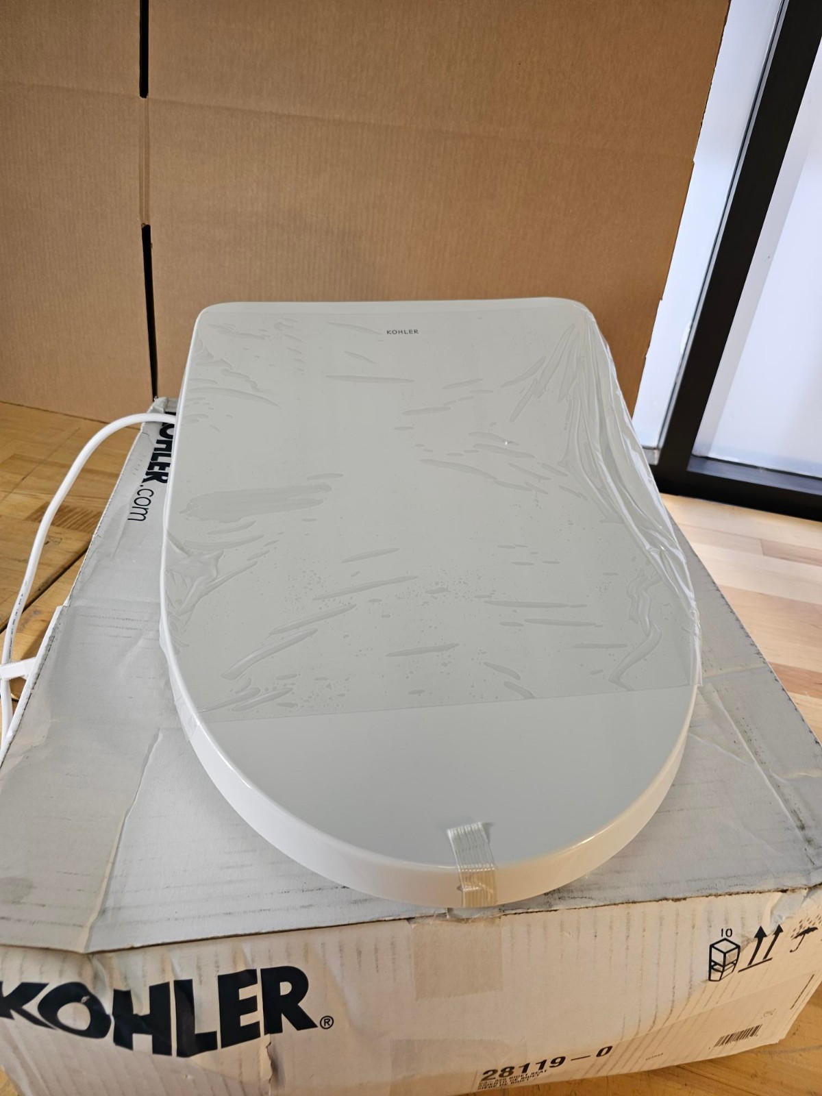 Enlongated Kohler C3-325 28119-0 Bidet Toilet Seat Heated w/ Remote