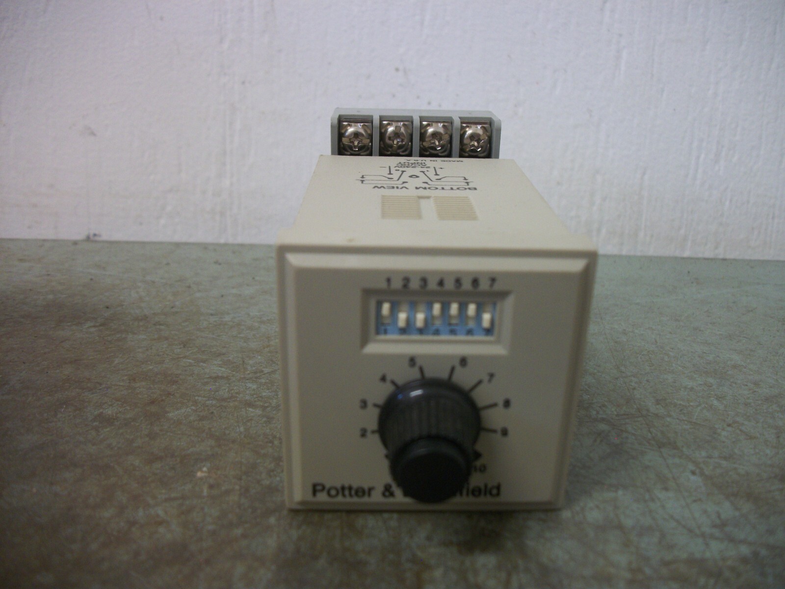 POTTER & BRUMFIELD PROGRAMMABLE TIME DELAY RELAY CNS-35-92 0.1SEC TO 100MIN