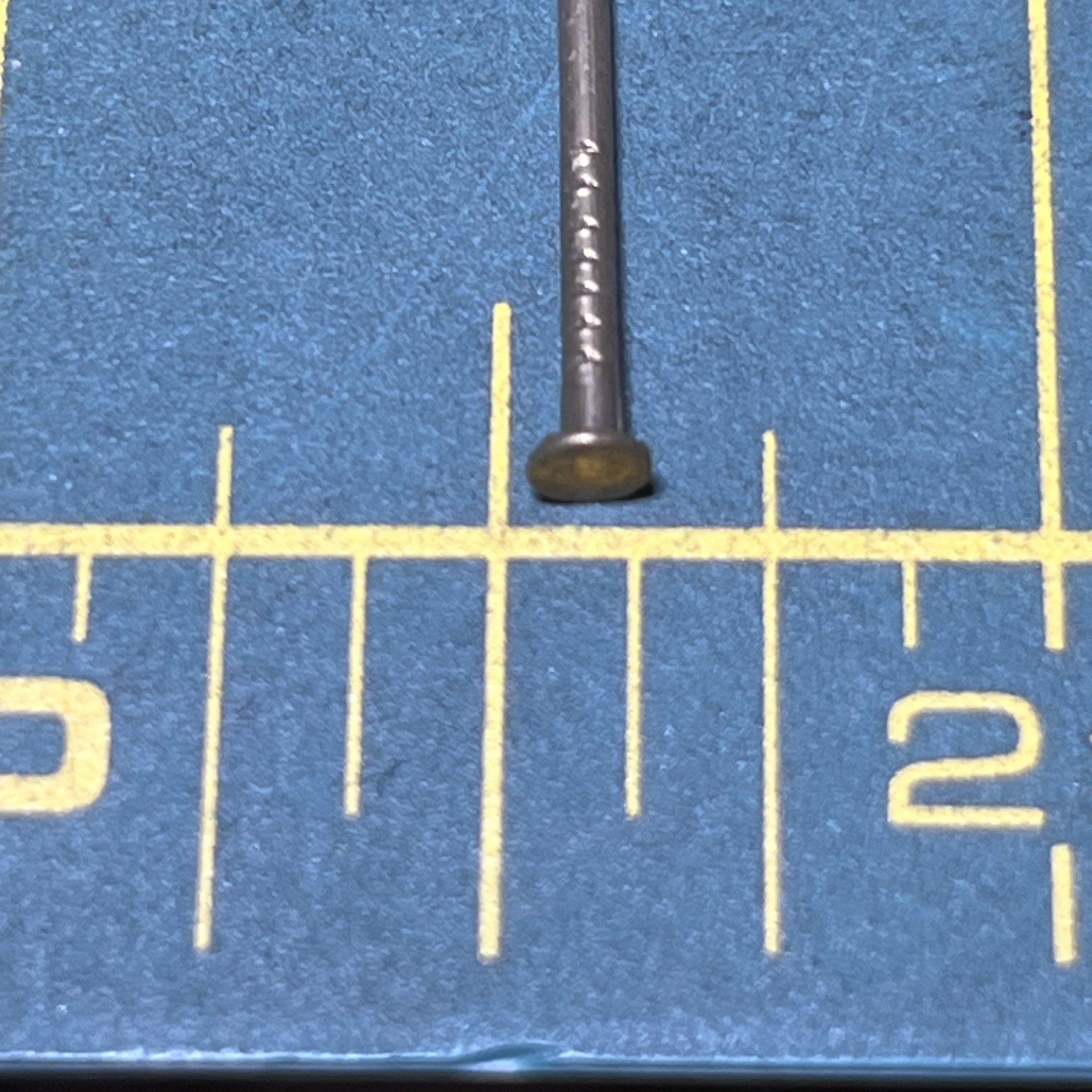 Vintage 100 Marine Grade Bronze Flathead Nails 7/8” Long