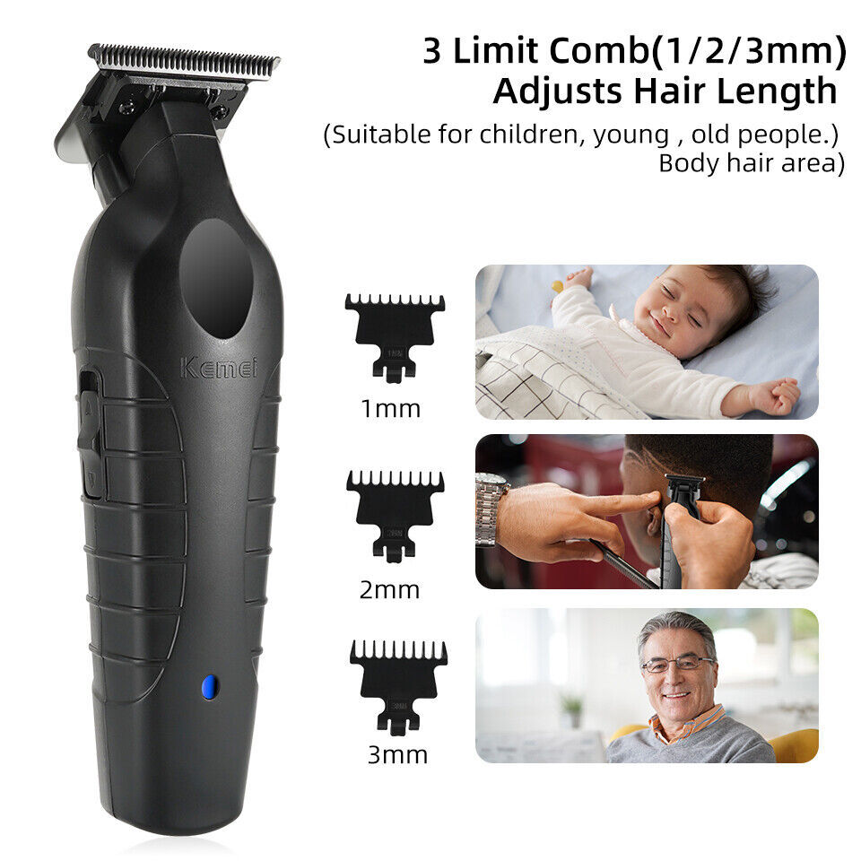 KM-2299 Cordless Electric Hair Trimmer Clipper Professional Cutting Machine