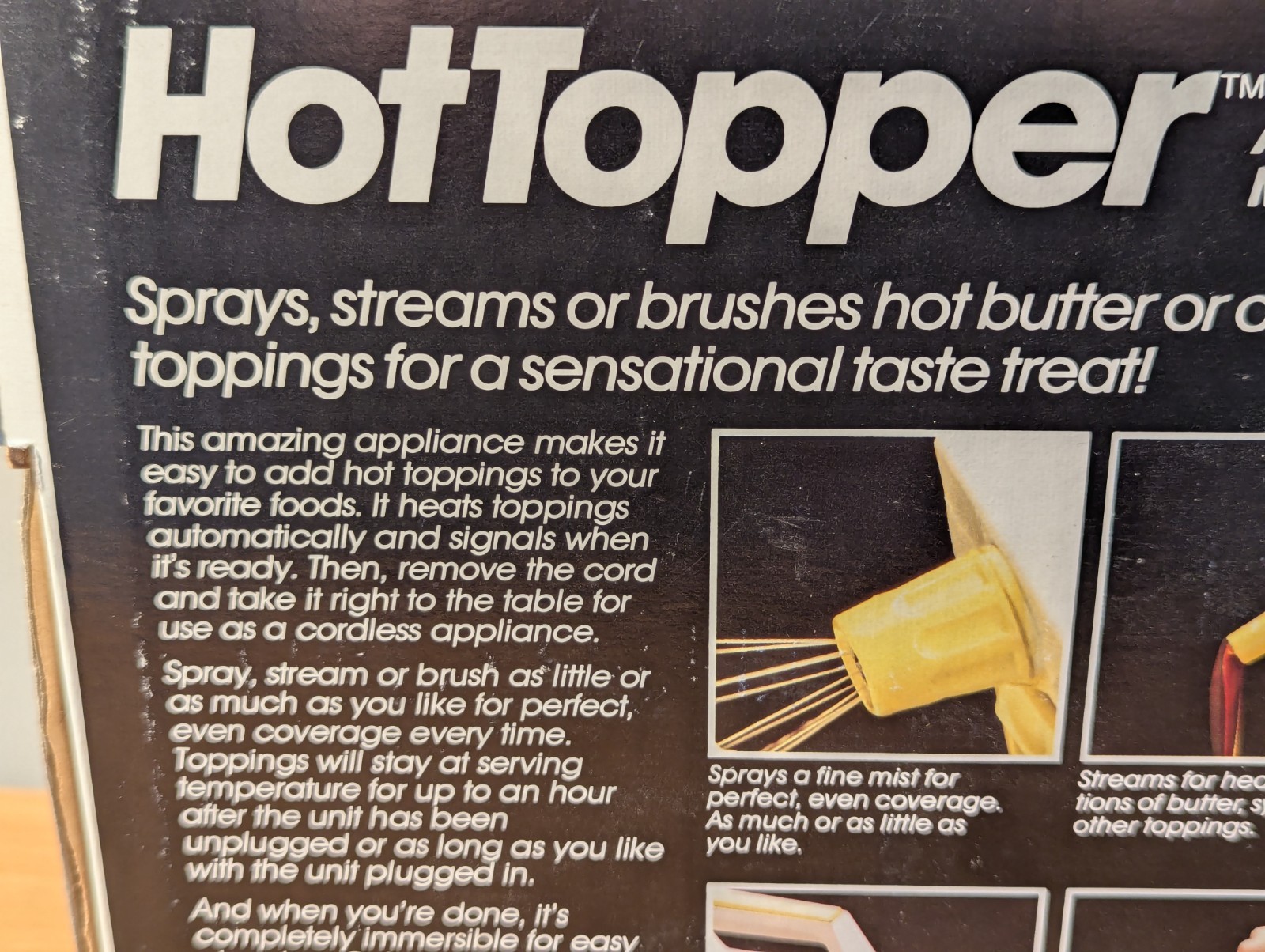 Vintage Presto Hot Topper Automatic Electric Melter Dispenser #03000 NOS