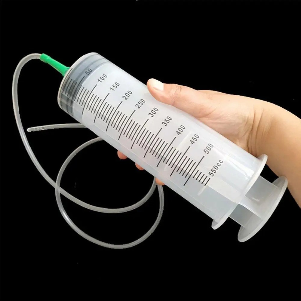 500cc Car Oil Fluid Extractor Fluid Syringe Pump Manual Suction Transfer Filling