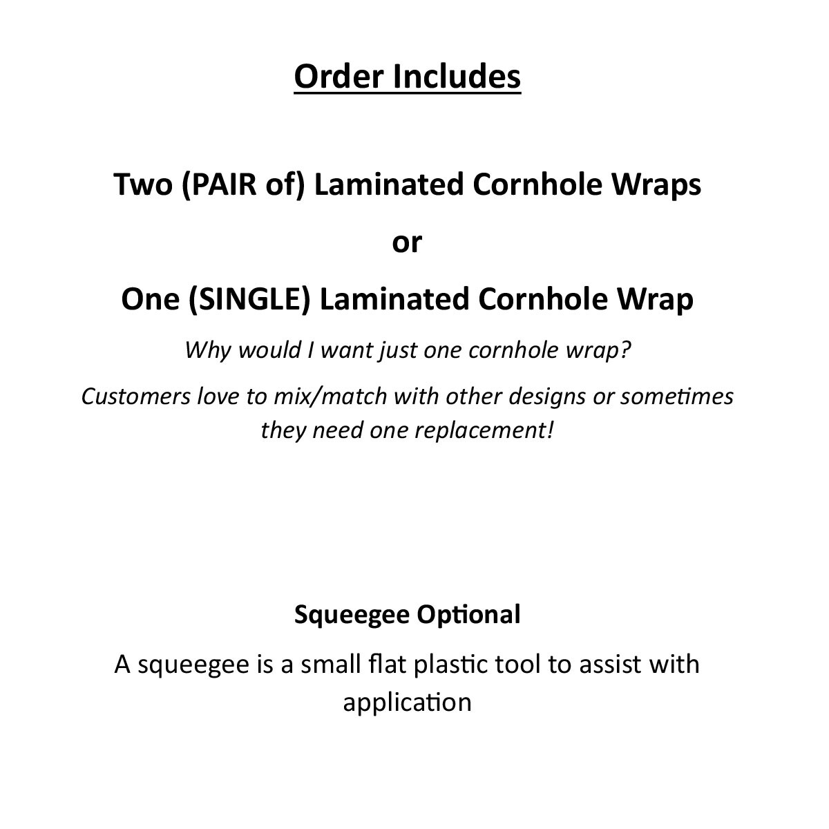 Laminated Cornhole Board Wraps – USA Flag & Eagle – High Quality Vinyl