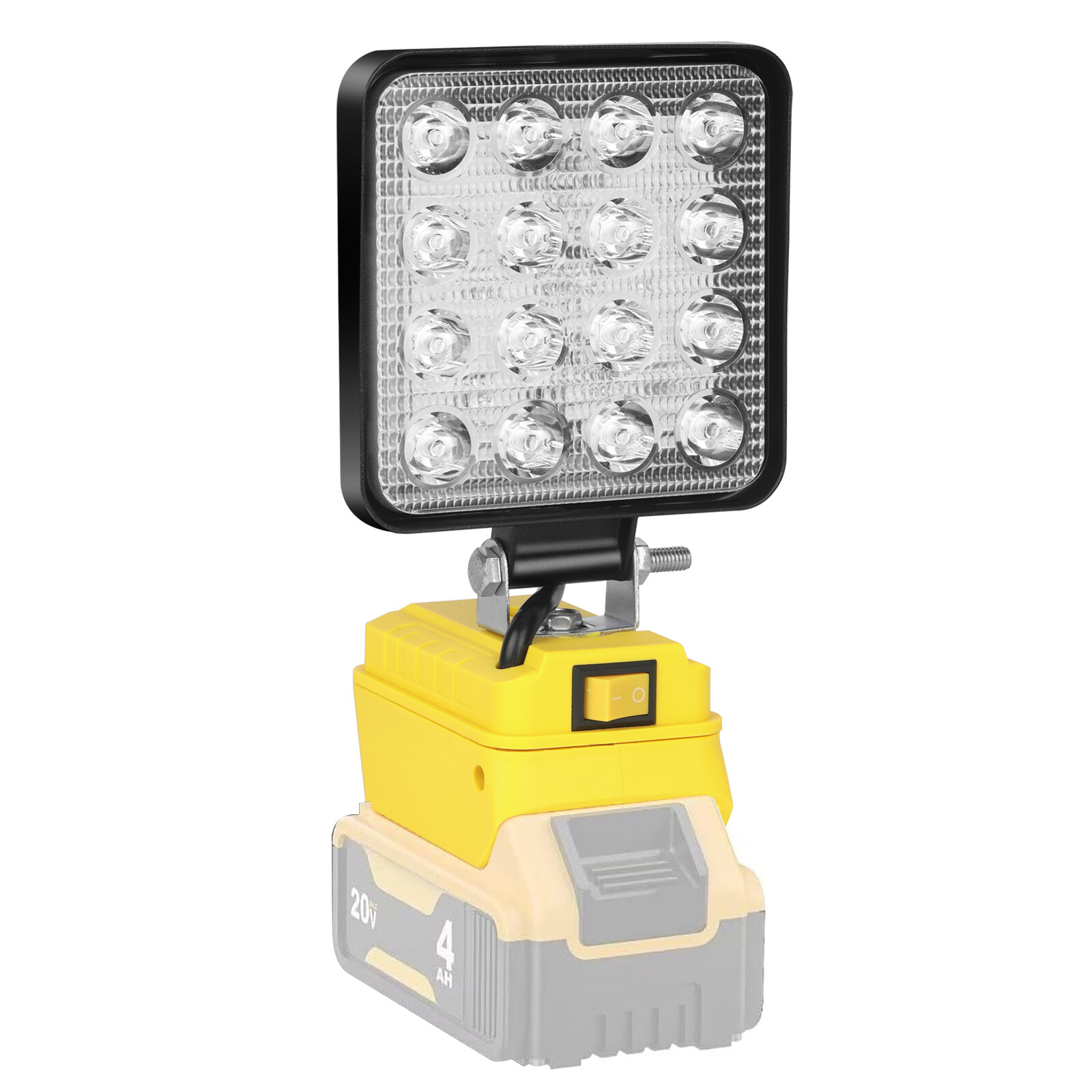 Cordless Led Work Light For Dewalt 20V Battery, Portable Flood Light Flashlight