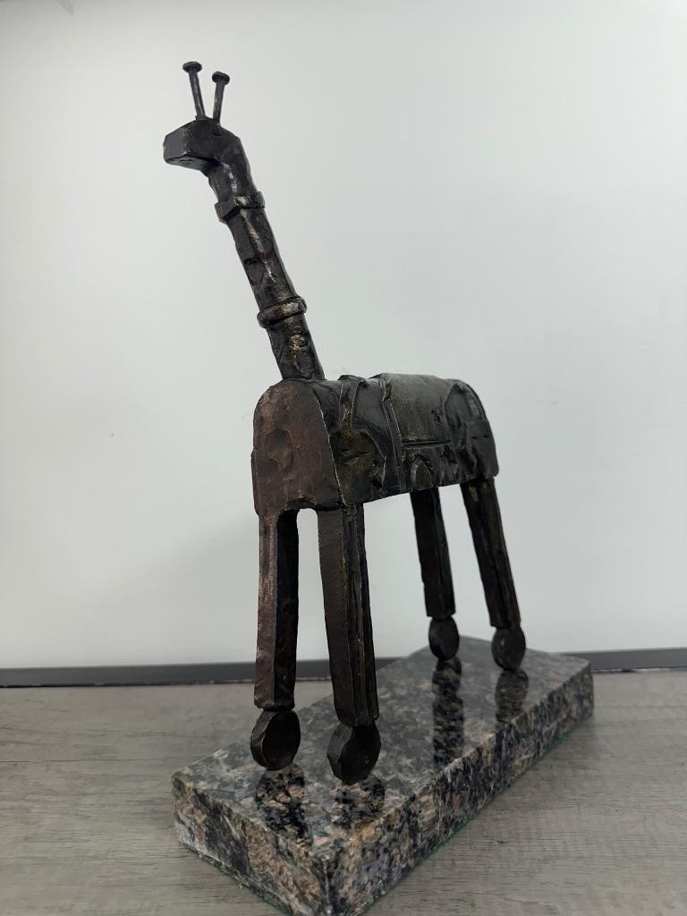 FERNANDO ANDRIACCI " JIRAFA " BRONZE SCULPTURE SIGNED AND NUMBERED