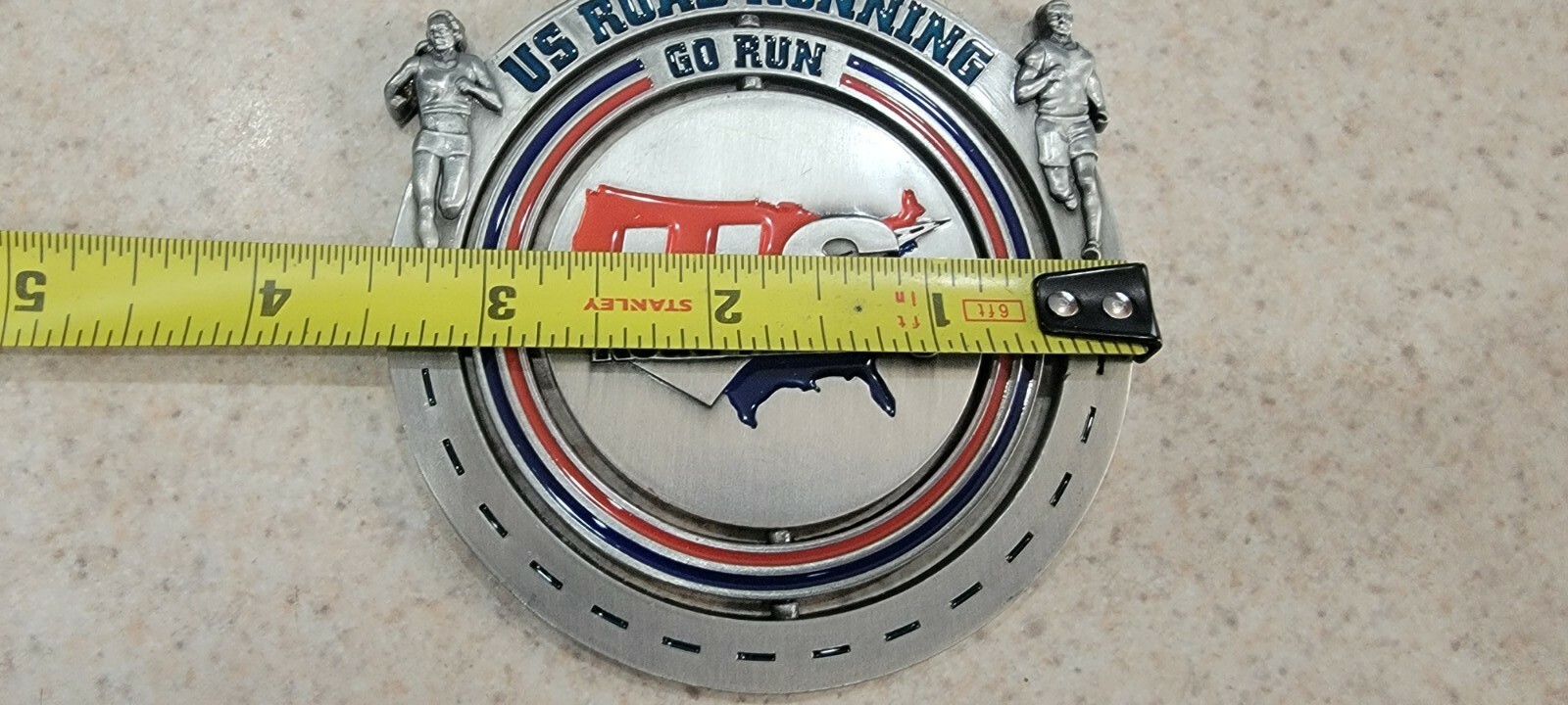 US Road Running " 10k St Patricks Day 2015 - Marathon medal - free shipping