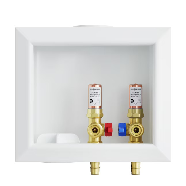 Jones Stephens Quarter turn ball valve PEX Washing machine Outlet Box B05850