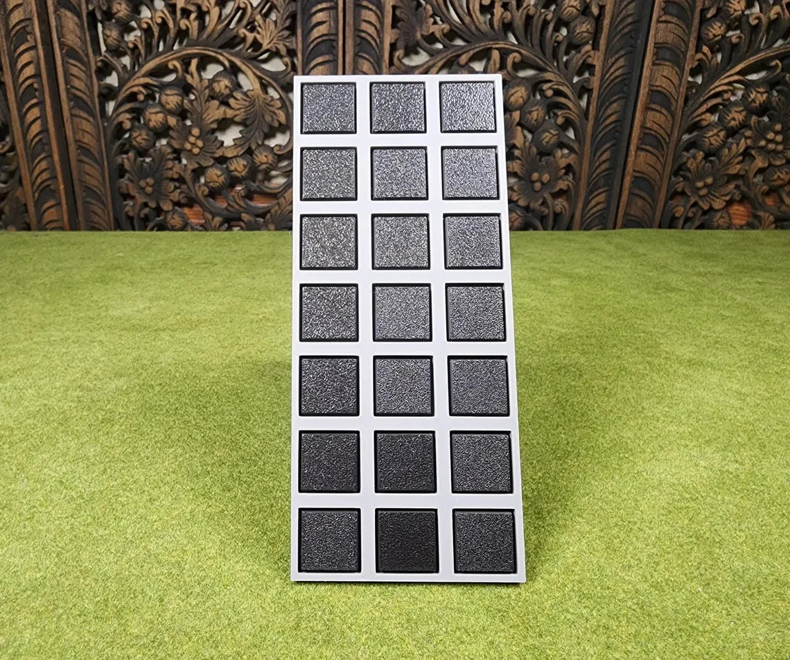 20mm Square To 25mm Square Base Conversion Movement Trays - Wargaming Old School