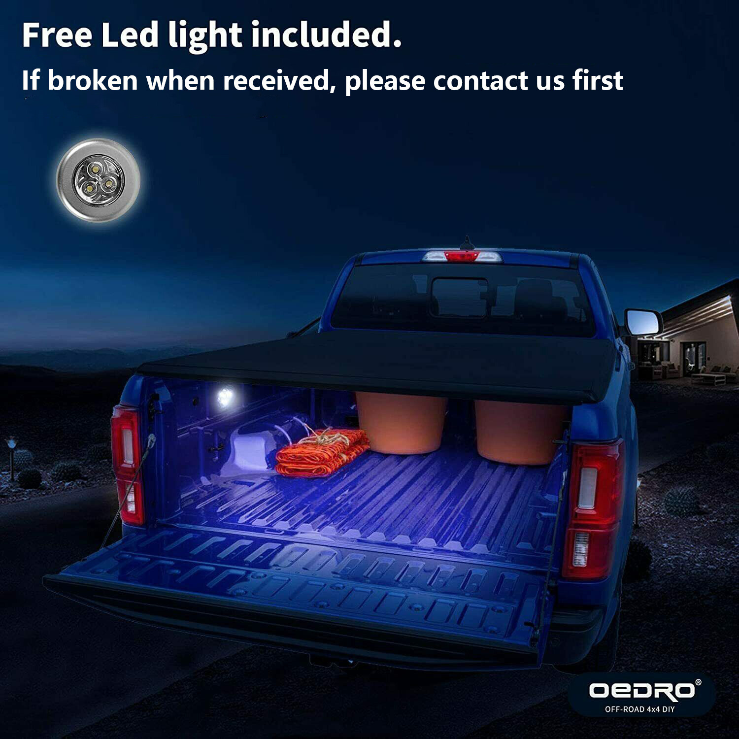 4-Fold 6.4FT/6.5FT Soft Tonneau Cover For 2002-2023 Dodge Ram 1500 2500 3500 Bed