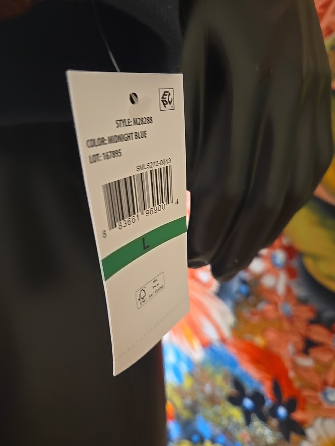 Michael Kors Men's Size Large Talson Bomber Jacket Midnight Blue