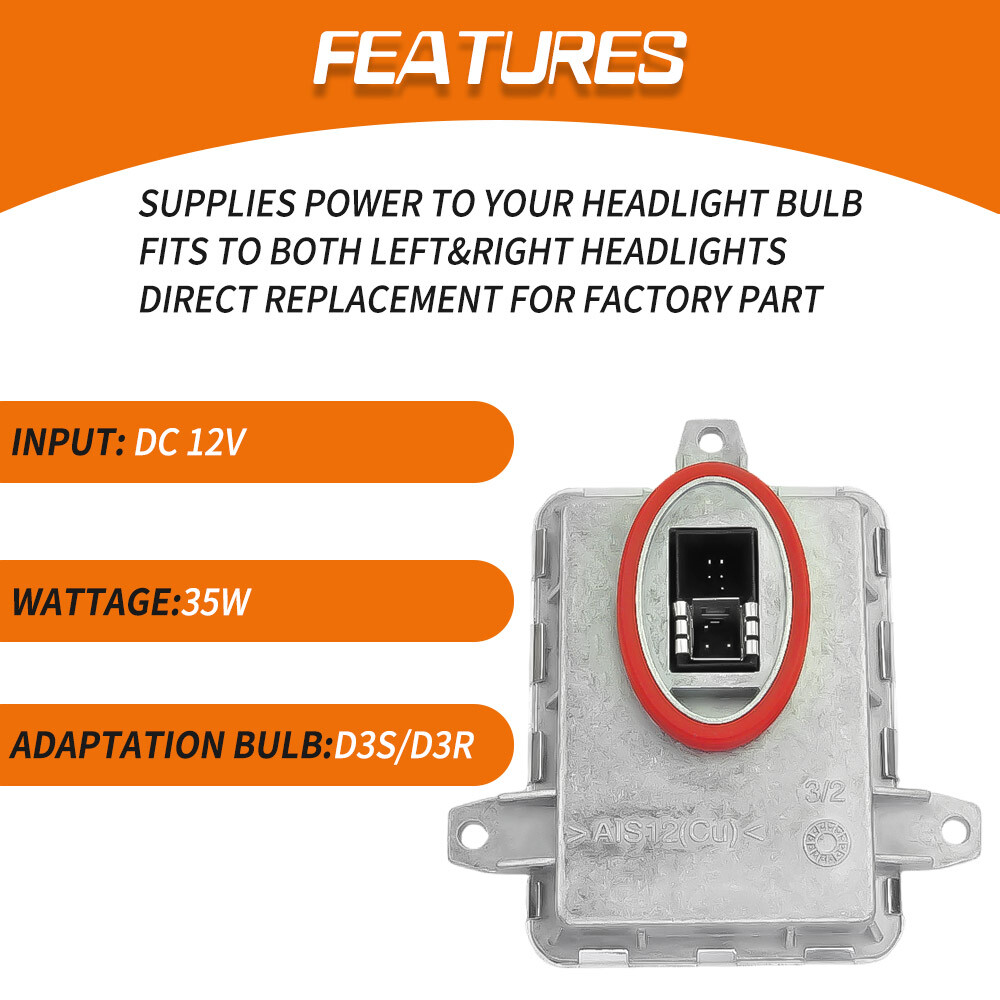 For 2016-2018 Chevrolet Camaro HID Xenon Headlight Ballast Control Module & Bulb