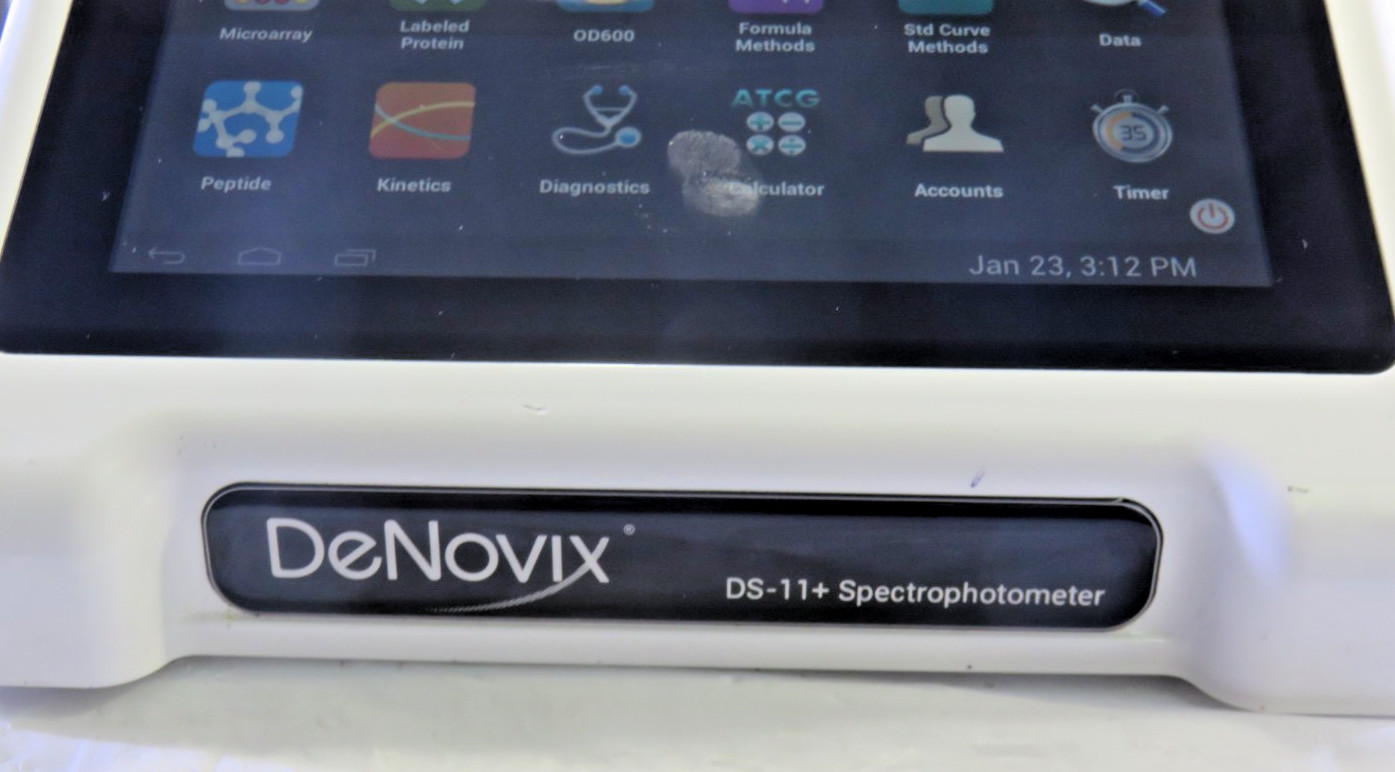 DeNovix DS-11+ Spectrophotometer, For Parts/Repair