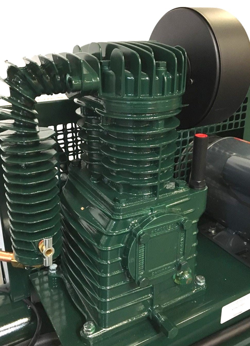 ROLAIR 4090K17, 1.5--2--3 HP SINGLE STAGE AIR COMPRESSOR PUMP W/ FLYWHEEL K17