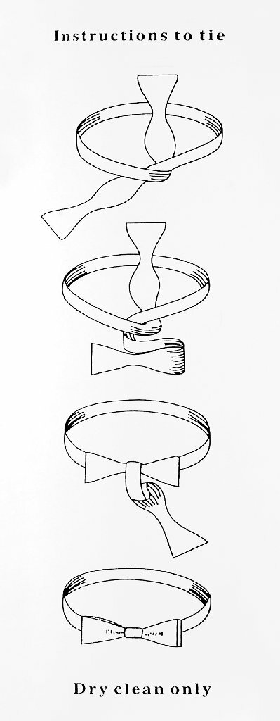 Vesuvio Napoli SELF TIE Bow Tie Solid BLACK Color Mens BowTie