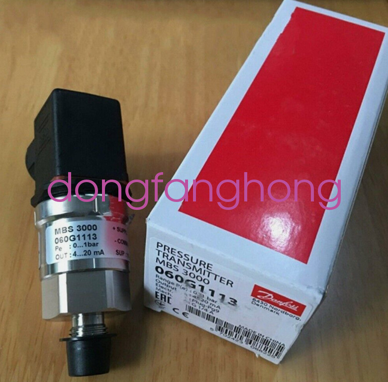 1pcs Danfoss pressure sensor MBS3000 060G1113 0-1 Bar 4-20mA FedEx or DHL or UPS
