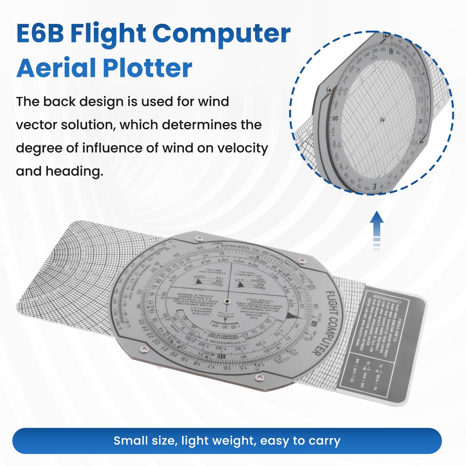E6B Flight Computer in Aviation Flight Training Pilot Training,8044