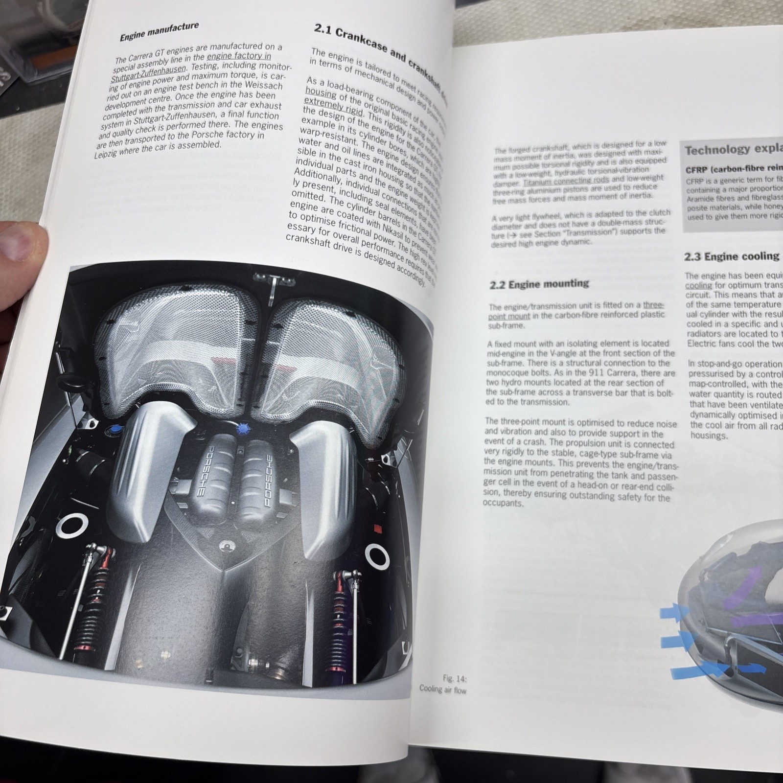 Porsche Carrera GT Product Information Brochure 2003 - Rare
