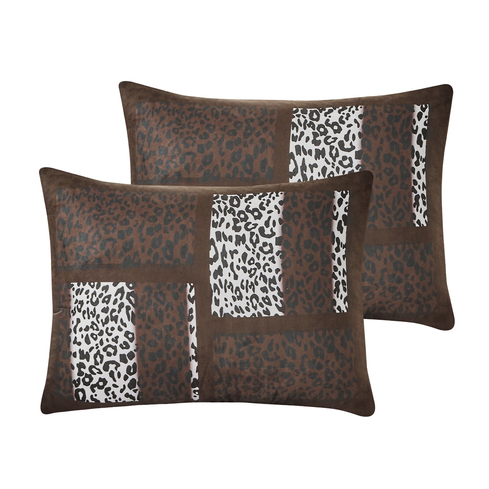 Empire Home 6-Piece Comforter set Safari Zebra Suede Super Soft Queen / King