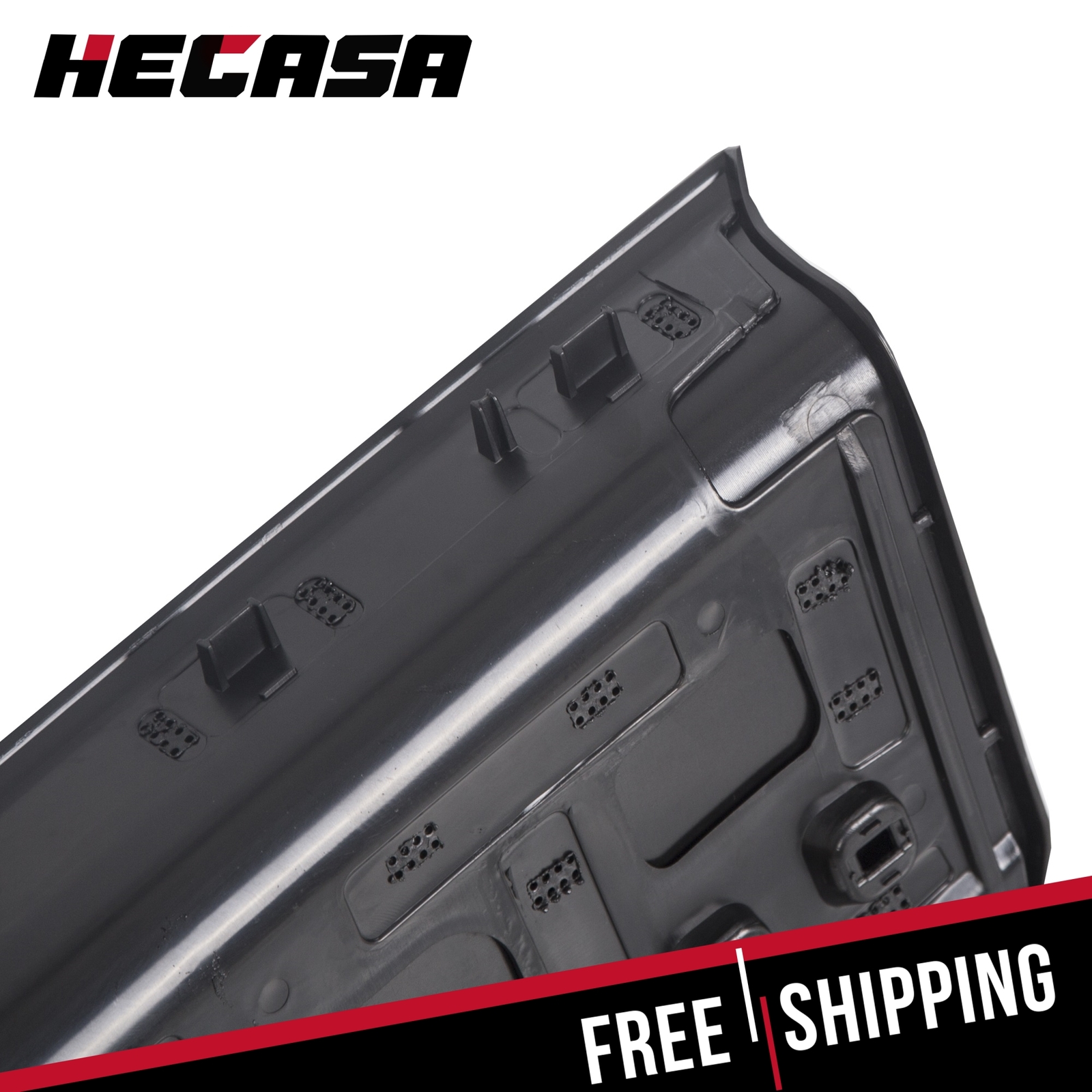 For 2015-2023 Ford Mustang GT Gloss Black Rear Trunk Deck Lid Panel Trim Cover