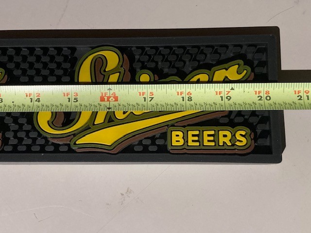 Shiner Texas Beer Rubber Bar Spill Mat for Tap Kegerator