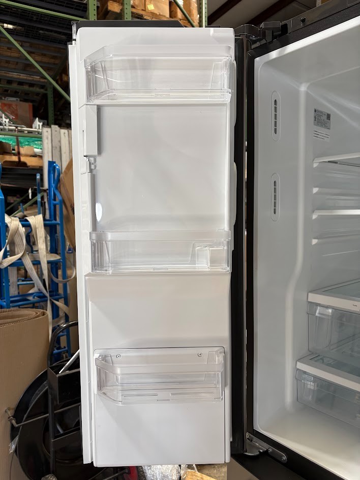 GE ENERGY STAR GFE24JYKHFFS 33" Stainless 23.6 Cu. Ft. French-Door Refrigerator