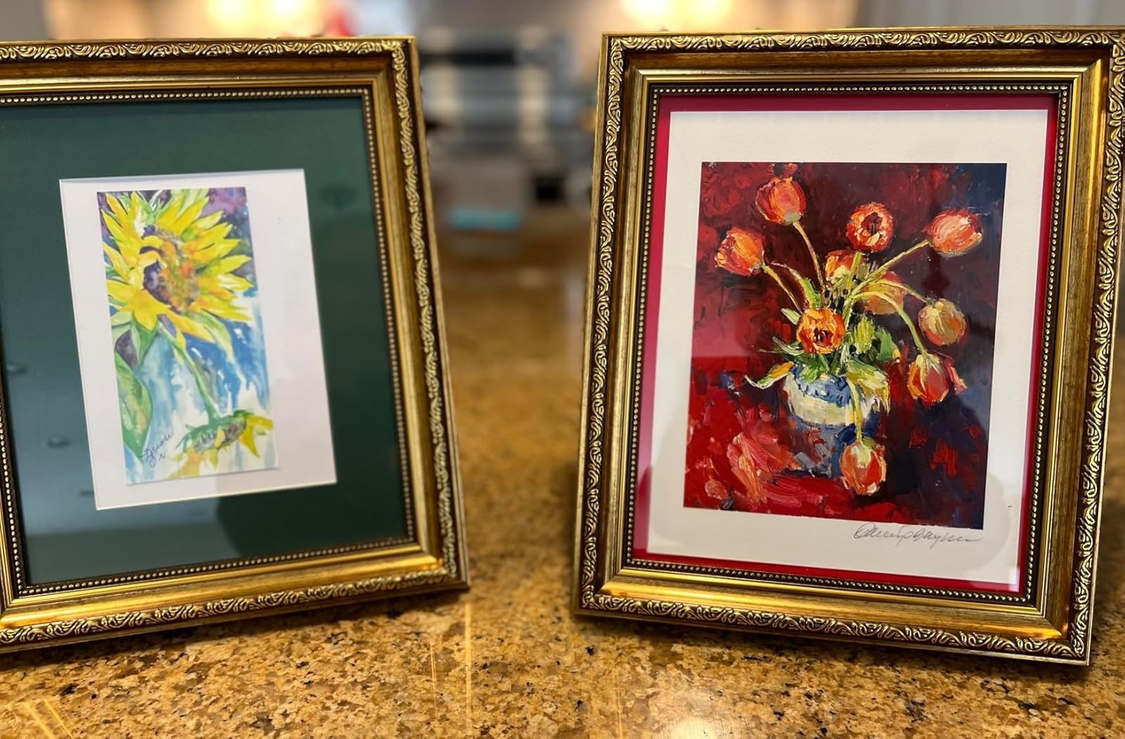 2 Pack 8x10 Picture Frames with Real Glass Ornate Vintage Style Picture Frames