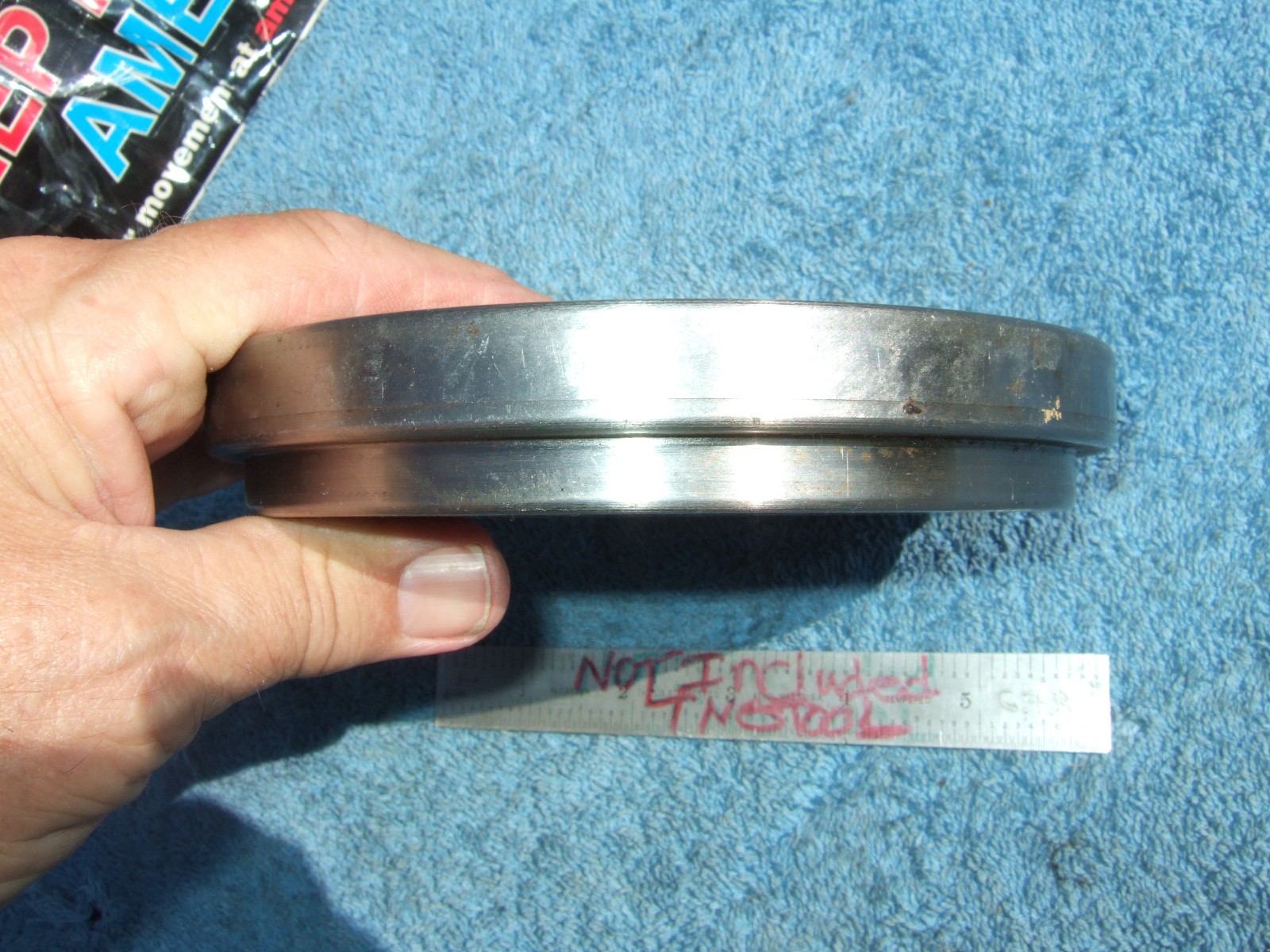 FIXTURE PLATE ROUND 6 inch TAPPED XLNT TOOLMAKER MACHINIST INSPECT GRIND MILL