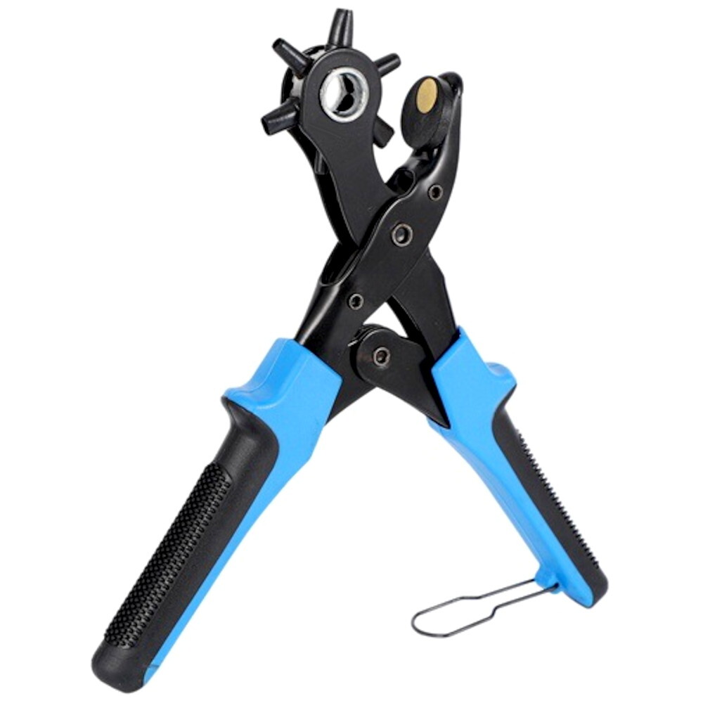 Leather Hole Punch Heavy Duty Hand Pliers Belt Holes 6 Sized Puncher Tool New