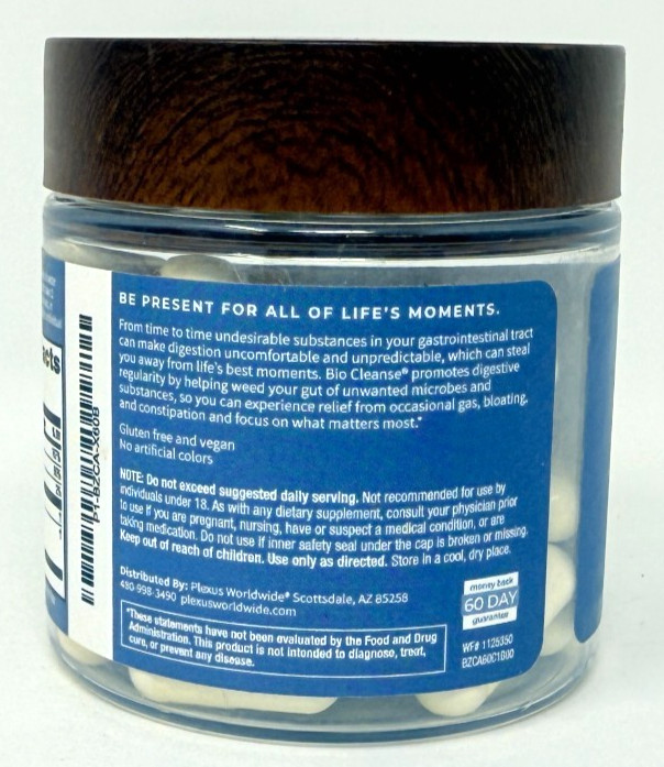 Plexus Slim 60 Capsules Bio Cleanse BioCleanse New/Sealed - EXP: 11/2026