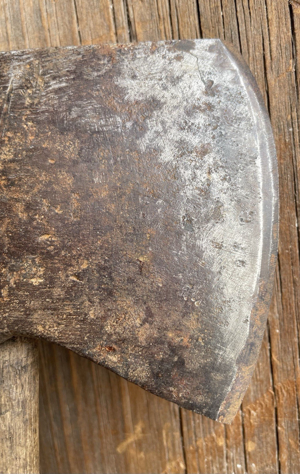 Revolutionary War 18th Century Nice Forged Iron Belt Axe Orig Handle ~ Rare