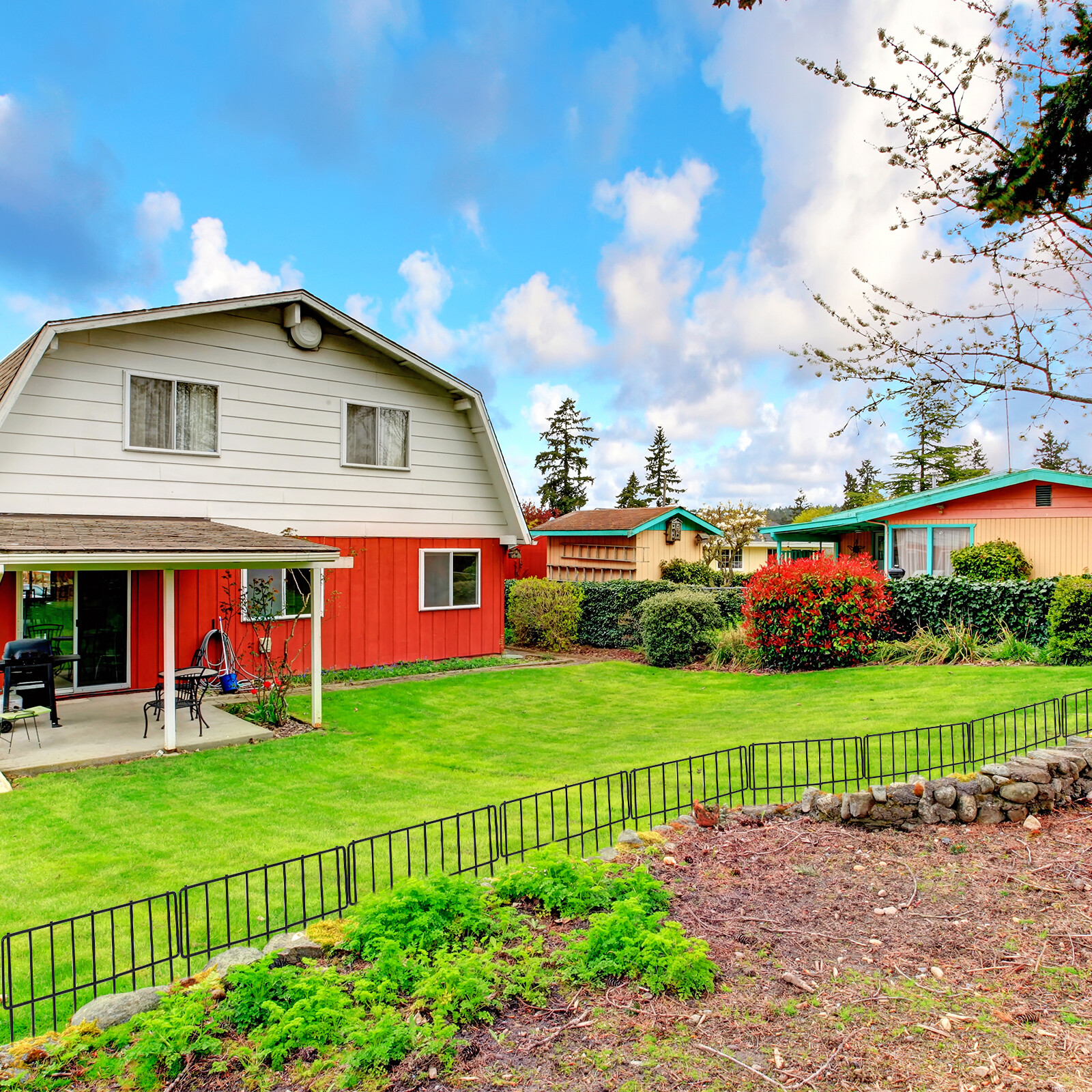 Animal Barrier Fence, 10 Pack 10.8ft(L) x 12.6in(H) Decorative Garden Fence