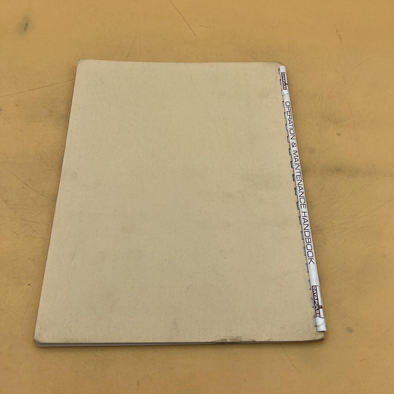 Datapulse Model 110FP-A2 Programming Unit Operation and Maintenance Manual